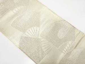 アンティーク　扇に古典柄織り出し袋帯（材料）